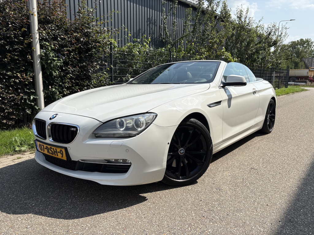 BMW 6-Serie Cabrio 640i High Executive / AUTOMAAT / LEER / NAVI / CRUISE