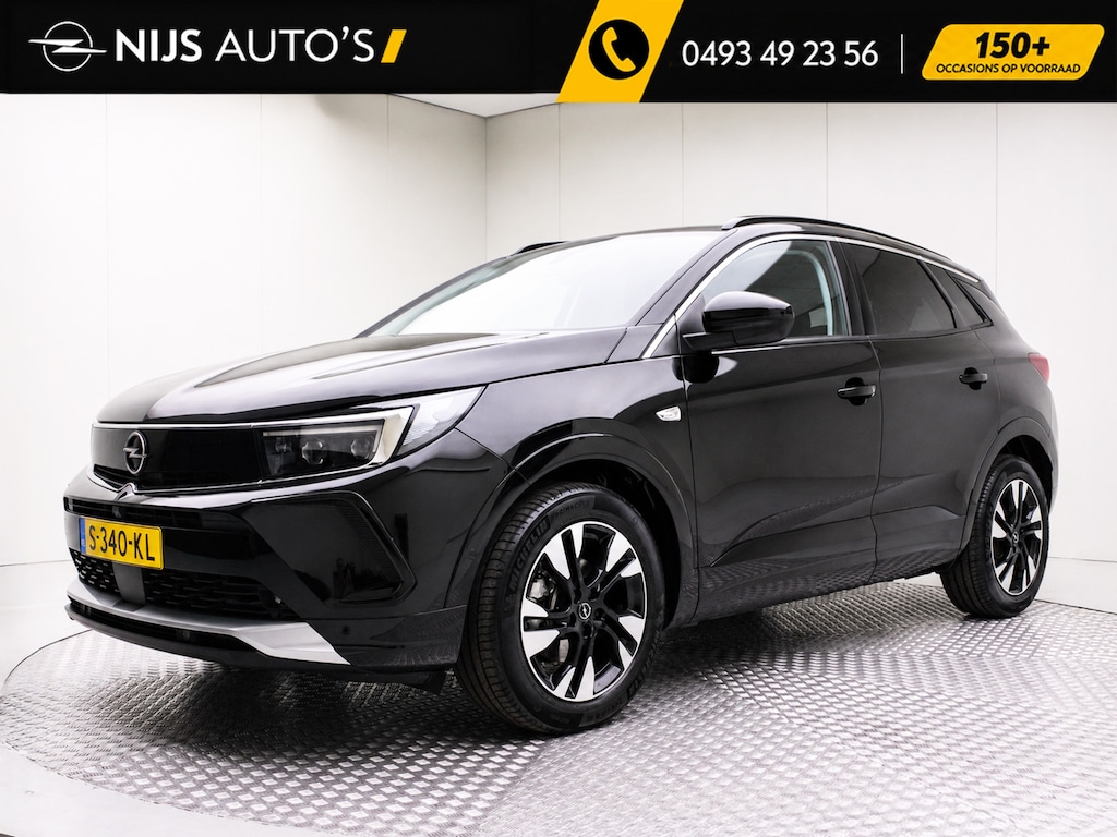 Opel Grandland 1.2 Turbo Level 3 | Automaat | Dealer Onderhouden | Cruise Adapt. / Navi Full Map / Elektr. Achterklep / Voorruit Verwarmd / Climate Matrix / Blind Spot Detec. / PDC v&a Camera / Stoel & Stuur verwarmd / Keyless
