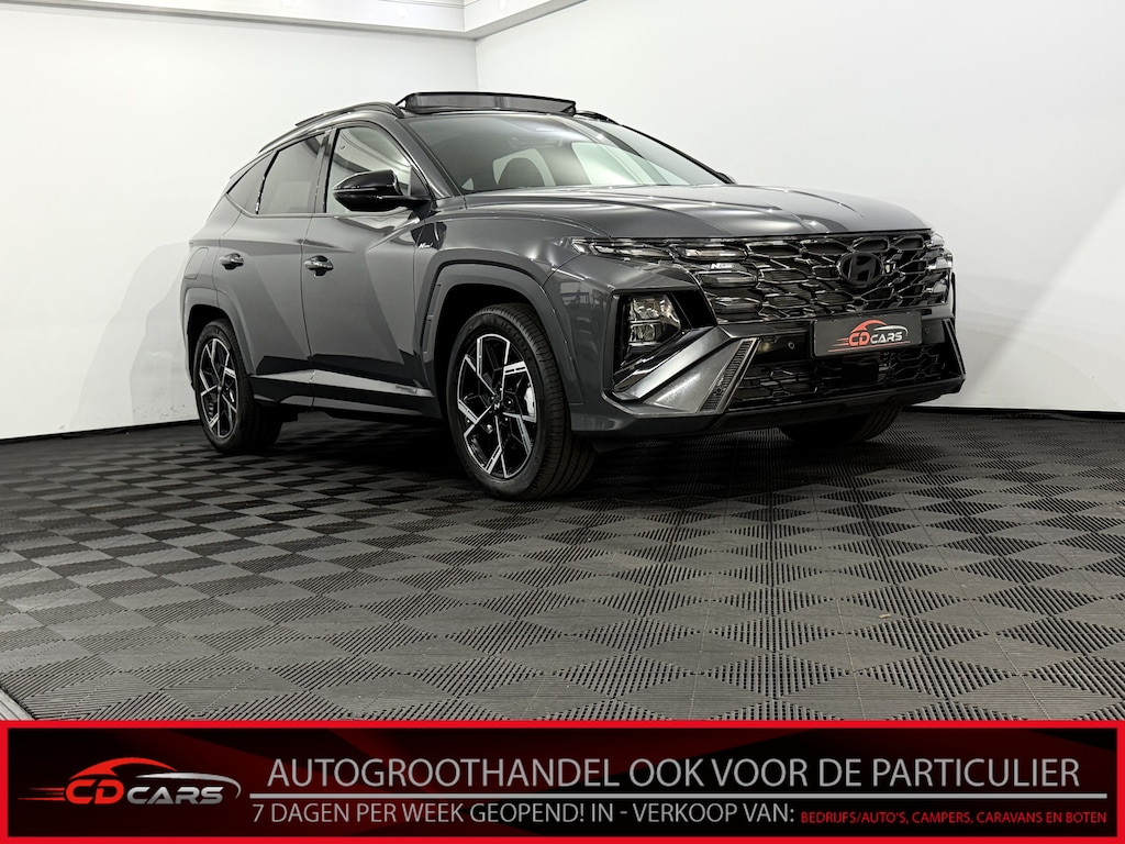 Hyundai Tucson 1.6 T-GDI PHEV Premium N-line Sky 4WD Pano, Half leder, 360 Camera, Navi, Winterpakket, Head-up display, Elektrische achterklep, 5 jaar garantie