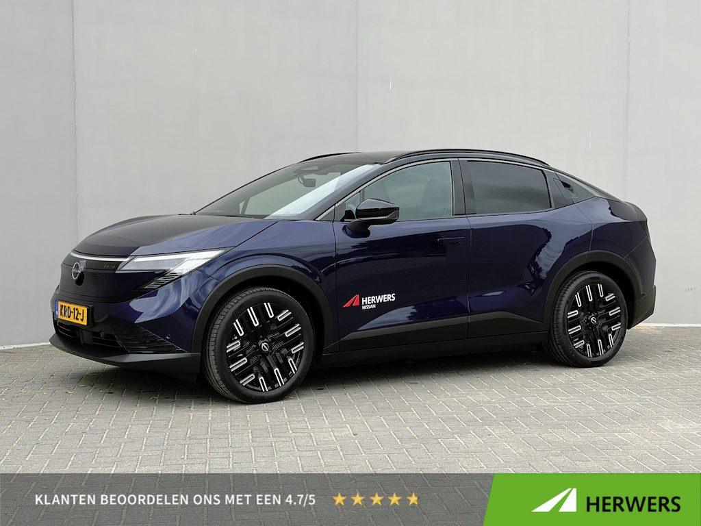 Nissan Leaf Evolve 75 kWh / 10 Jaar Nissan More / Panoramadak / Adaptief Cruise Control / Elektr. Voorstoelen / Massage Functie Bestuurder / Apple Carplay&Android Auto / Dab / Elektr. Achterklep / Cold Pack / Warmte Pomp /