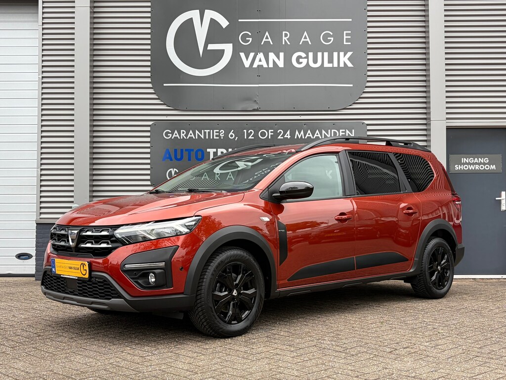 Dacia Jogger 1.0 TCe Extreme 110PK Trekhaak,Navi,Clima,Cruise,Isofix,Carplay,Stoelverwarming,ElektrRamen+Spiegels,Led,Lmv,Dakrail