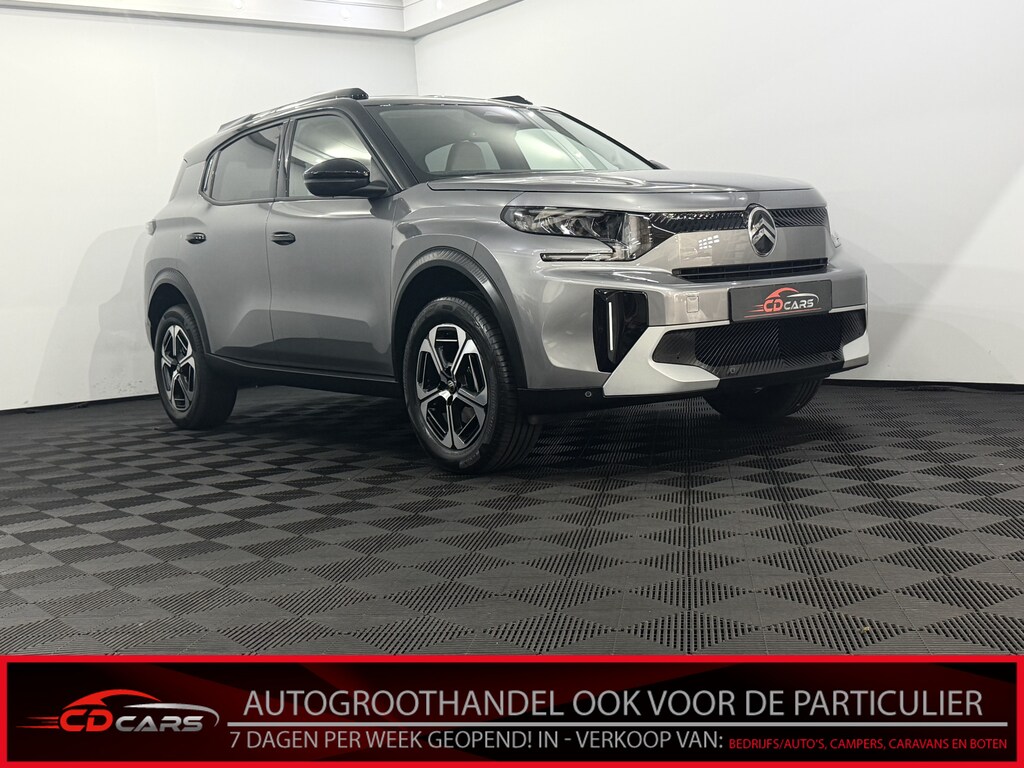 Citroën C3 Aircross 1.2 Hybrid 145pk Max Camera, Navi, Apple carplay, Rijstrook correctie, Cruise control adaptief, Lichtmetalen velgen
