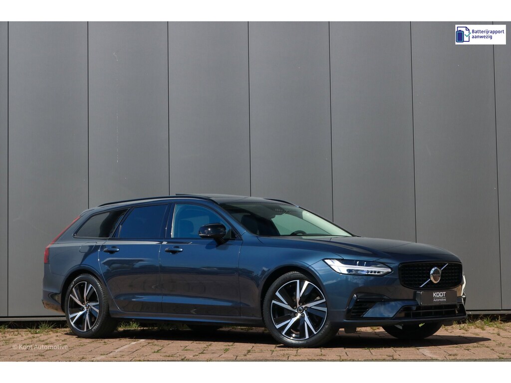Volvo V90 T8 AWD Ultimate Dark Long Range | SOH 98% | 455 PK | Pano | Harman Kardon | HUD | Trekhaak