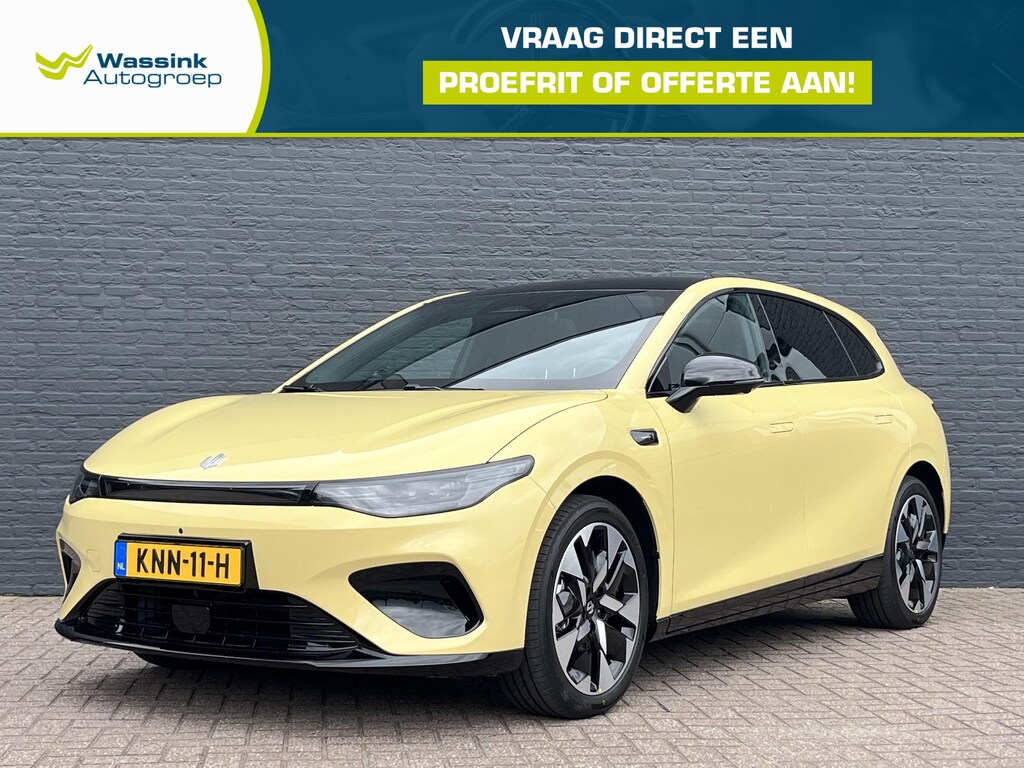 Leapmotor B05 ProMax Design 67.1 kWh CarPlay | Glazen Dak | WLTP 482km Range | Adaptive Cruise Control | Stoel- & Stuurverwarming | Frameloze Ramen | 360 Camera | DC Snelladen 30-80% in 18min |