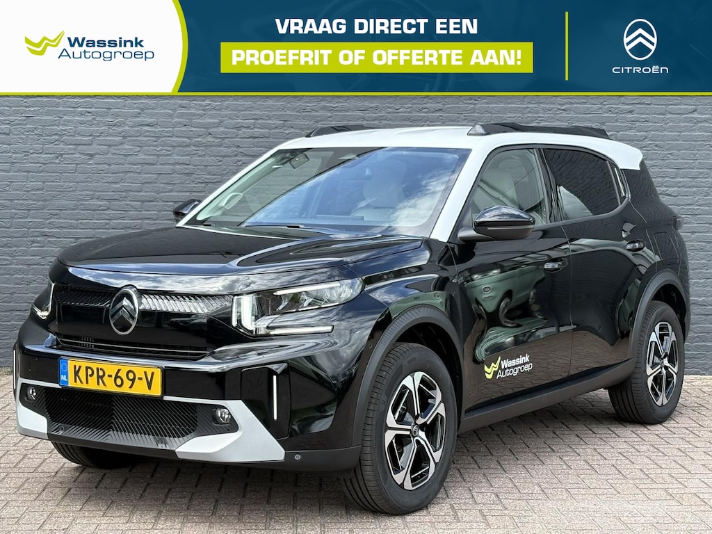 Citroën C3 Aircross 1.2 Hybrid 145pk Max 7p. | Automaat | Cruise Control | Lane Assist | Stoel-Stuurverwarming | Keyless | Parkeersensoren Voor & Achter | Parkeercamera | Verwarmbare Voorruit |