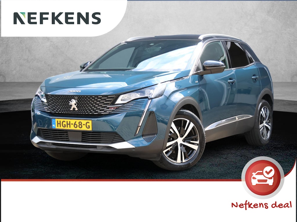 Peugeot 3008 1.2 Hybrid 136 GT 1ste Eigenaar | LED | Sportstoelen Memory | Stoelverwarming | Hands-Free achterklep | Camera 360* | 18" LMV | Apple Carplay & Android Auto