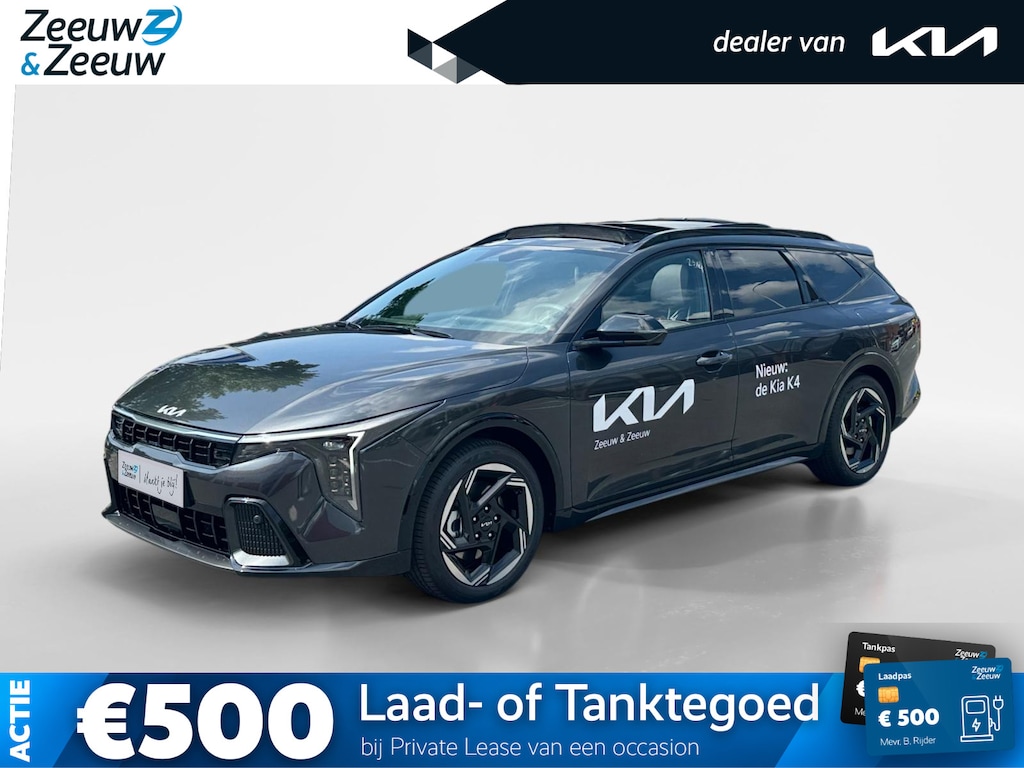 Kia K4 Sportswagon 1.0 T-GDi MHEV GT-Line Launch Edition Automaat | Pano | Dodehoekassistentie | Stoel & stuurverwarming | Elektrisch verstelbare bestuurdersstoel | Fabrieksgarantie | NAP