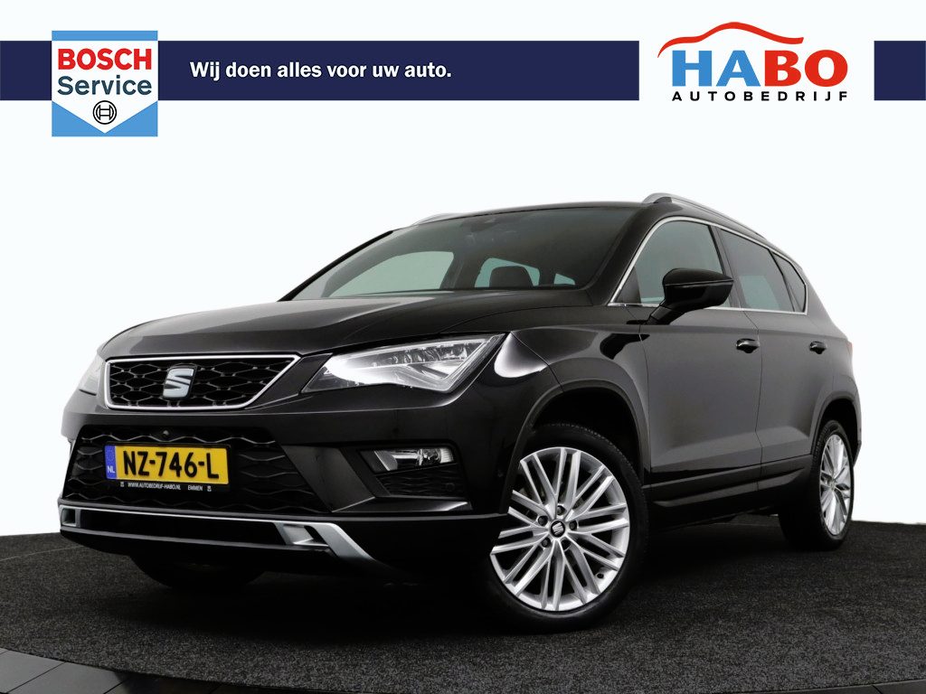 SEAT Ateca 1.4 ECO-TSI XCELLENCE DSG-7 AUTOMAAT ECC/ADAPTIVE.CRUISE/NAV/CAMERA/KEYLESS.ENTRY/WEGKLAPB.TREKHAAK
