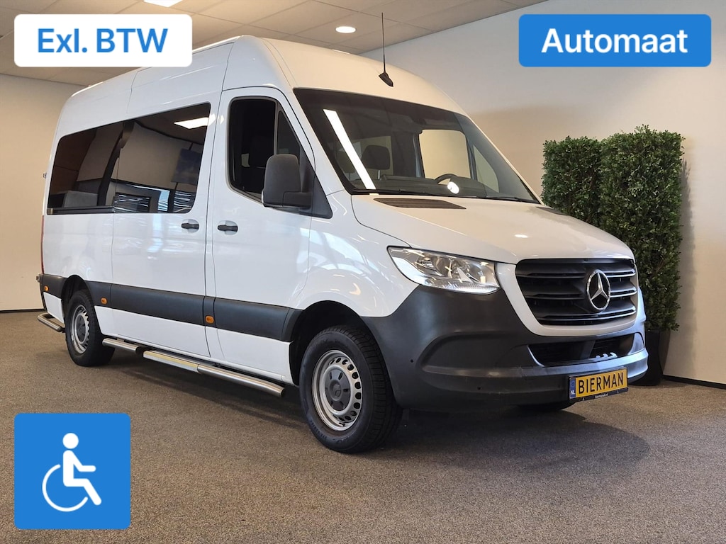 Mercedes-Benz Sprinter L2H2 Rolstoelbus Groepsvervoer (9 pers. 2x rolstoelposities)