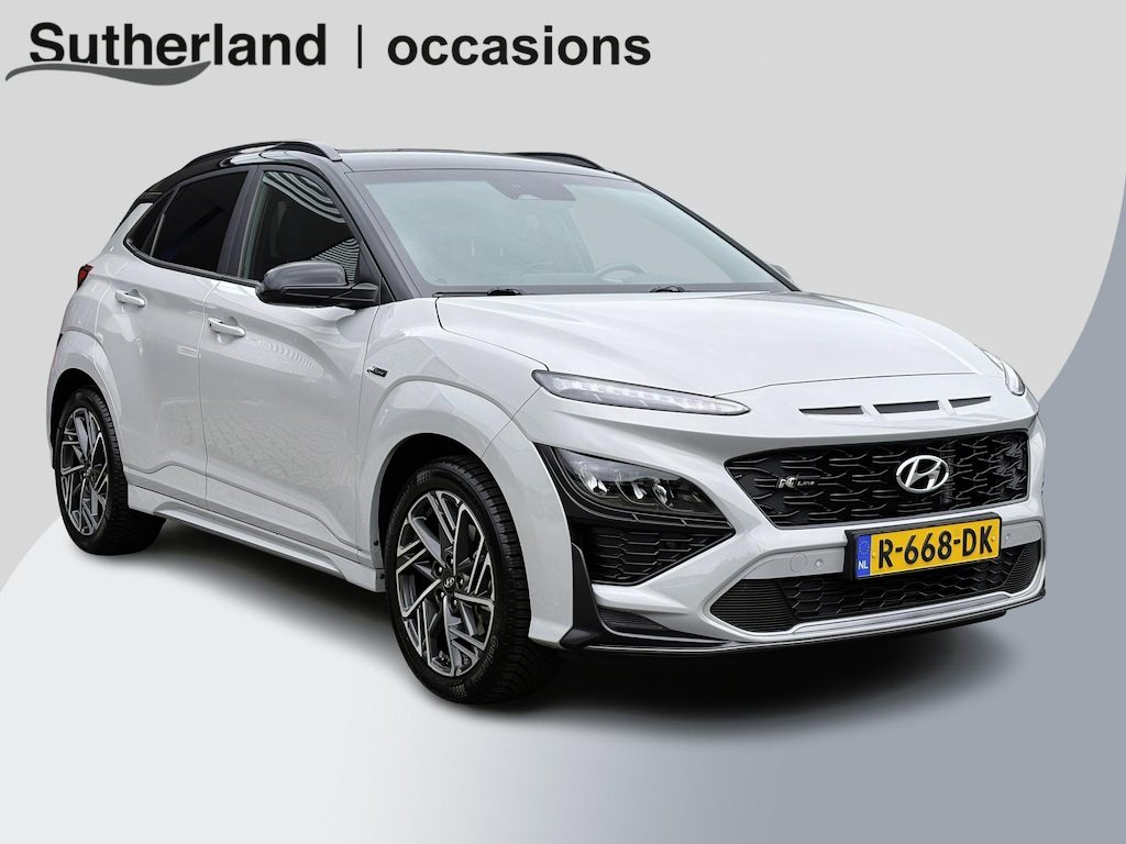 Hyundai Kona 1.0 T-GDI N Line | Trekhaak | Stoelventilatie & Verwarming | Elek. Verstelbare Stoel | Dodehoeksensoren | Camera |