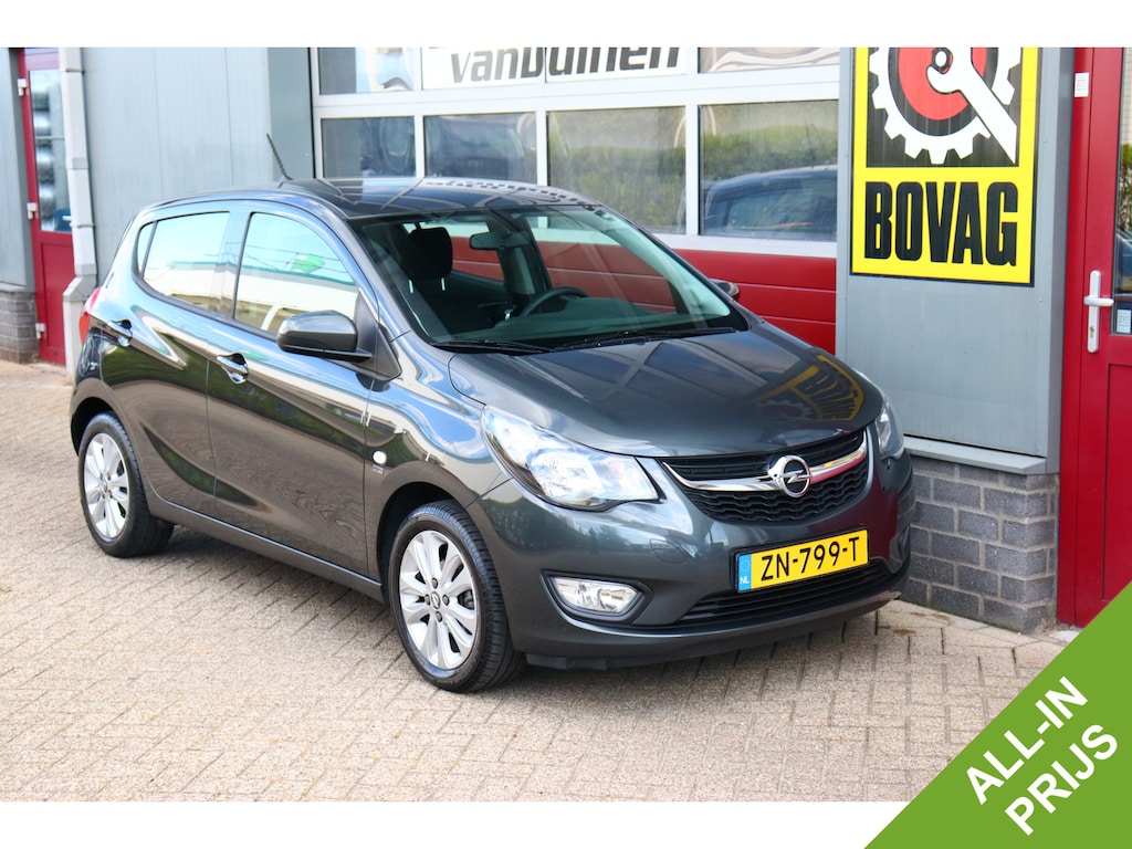 Opel Karl 1.0 ecoFLEX 120 Jaar Edition O.a: Pdc, 15 Inch L.m., Bluetooth, Airco, Cruise, E.t.c. .. Rijklaar! All-in prijs!