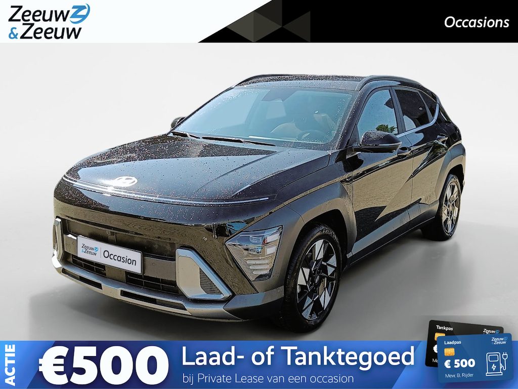 Hyundai Kona 1.6 GDI HEV Premium | Apple Carplay/Android Auto | Rondom camera | lederen bekleding