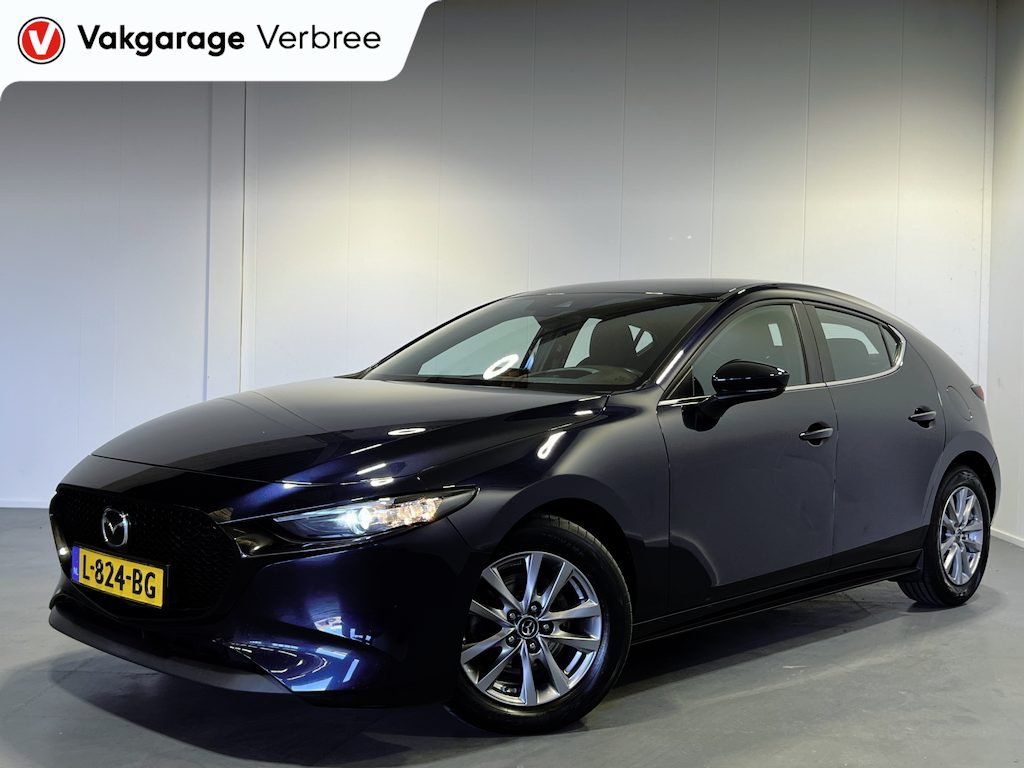 Mazda 3 2.0 e-SkyActiv-X M Hybrid 186 | Navigatie/Android/Apple Carplay | LMV 16" | Cruise Control Adaptief | Airco | Dodehoekdetectie | LED Koplampen |
