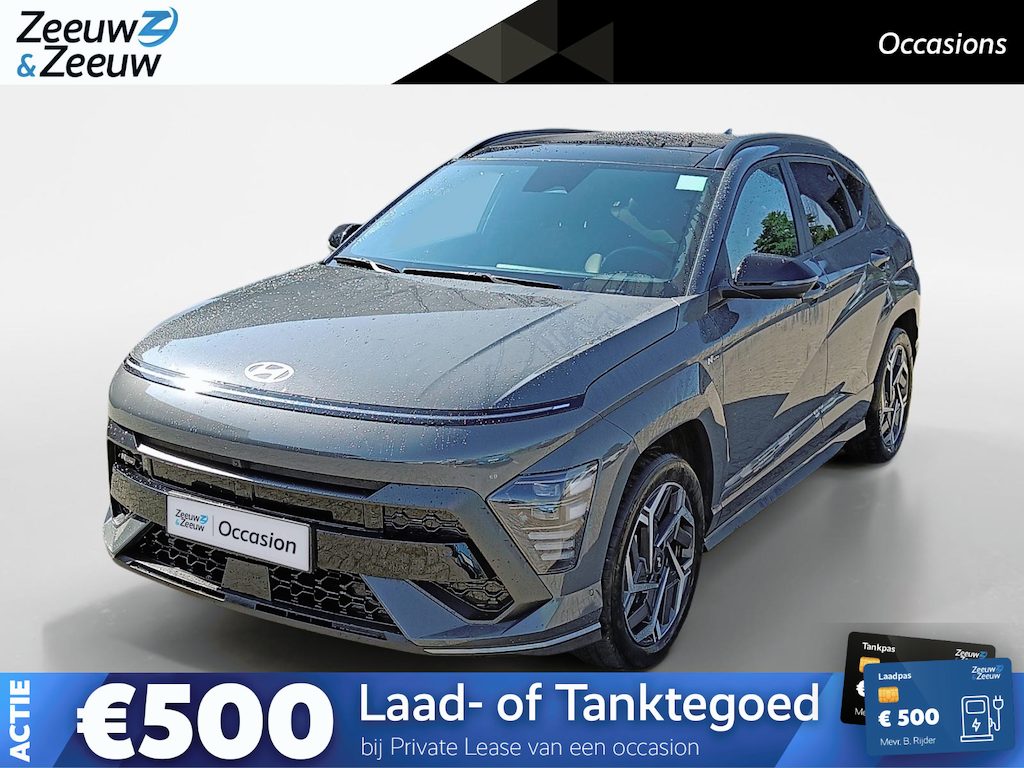 Hyundai Kona 1.6 GDI HEV N Line Sky | Apple Carplay/Android Auto | Rondom camera | Schuif-/kanteldak