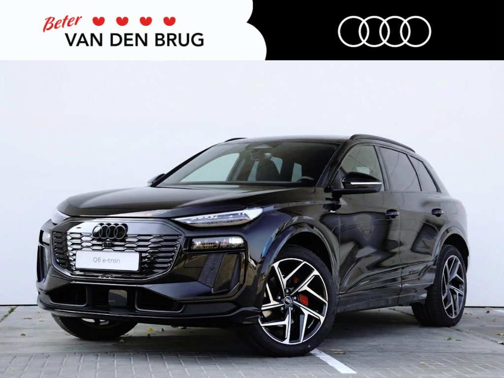 Audi Q6 e-tron S edition 83Kwh 252 PK | Luchtvering | B&O | Trekhaak | Zwart optiek | Winterpakket |