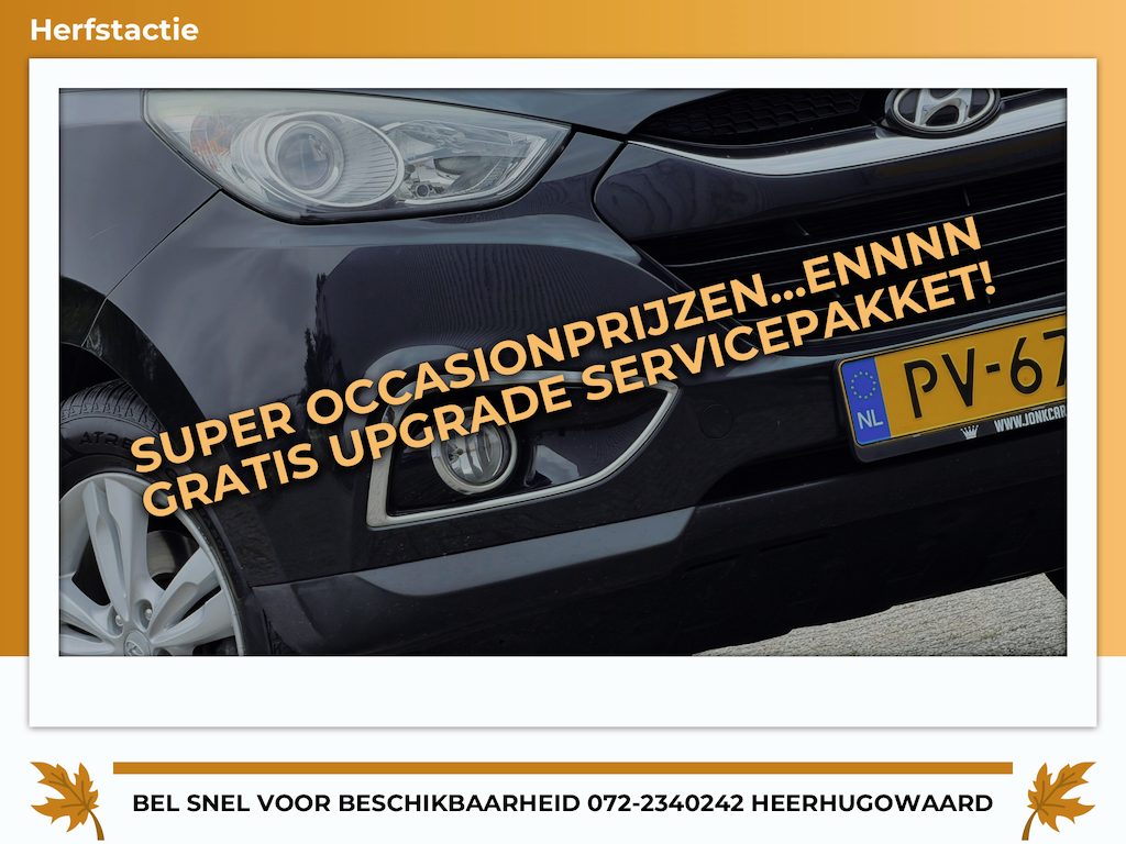 Hyundai ix35 2.0i Style - Black Pearl - Leder/Multimedia/Trekhaak - Keurig