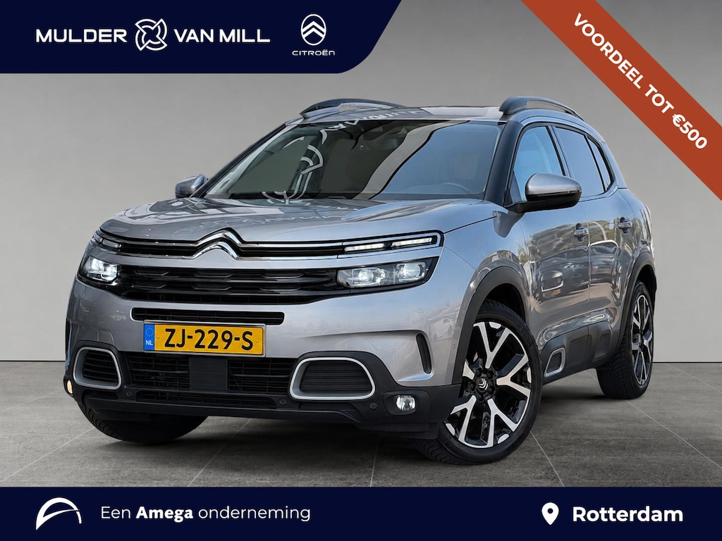 Citroën C5 Aircross Shine 1.6 Turbo 180pk EAT8 | LEDER | NAVI | CAMERA | ADAPTIVE CRUISE | FULL-LED | DODEHOEKBEW. | APPLE CARPLAY / ANDROID AUTO | DAKRAILS | DAB+ | KEYLESS ENTRY | MAX |