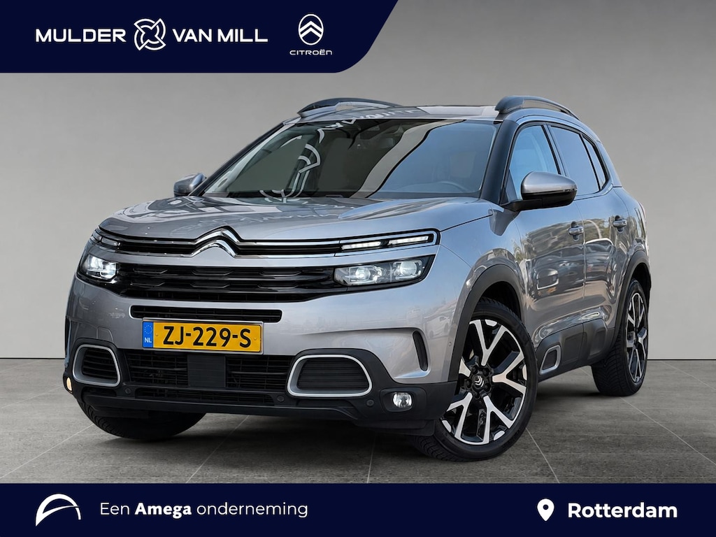 Citroën C5 Aircross Shine 1.6 Turbo 180pk EAT8 | LEDER | NAVI | CAMERA | ADAPTIVE CRUISE | FULL-LED | DODEHOEKBEW. | APPLE CARPLAY / ANDROID AUTO | DAKRAILS | DAB+ | KEYLESS ENTRY | MAX |
