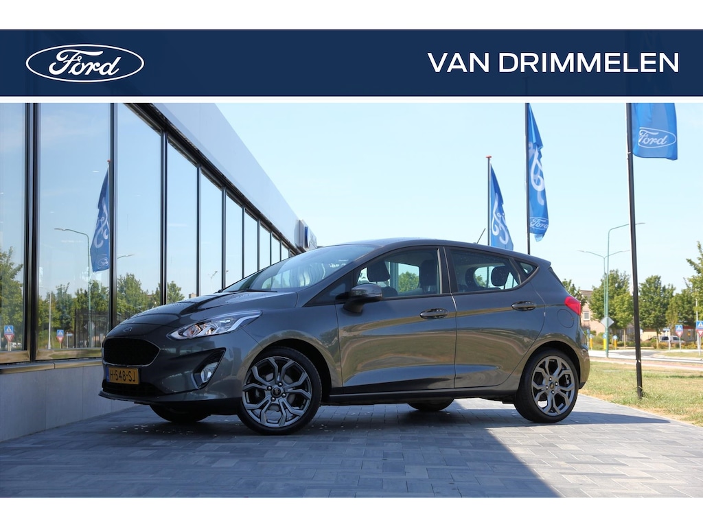 Ford Fiesta 1.0 EcoBoost 95pk 5dr Connected | Magnetic Grey | ST-line look | Cruise | Navi