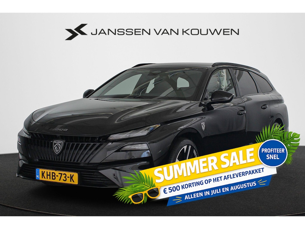 Peugeot 308 SW 1.6 Plug-in Hybrid 195 GT Facelift Stuur-Stoelverwarming Camera Dodehoek