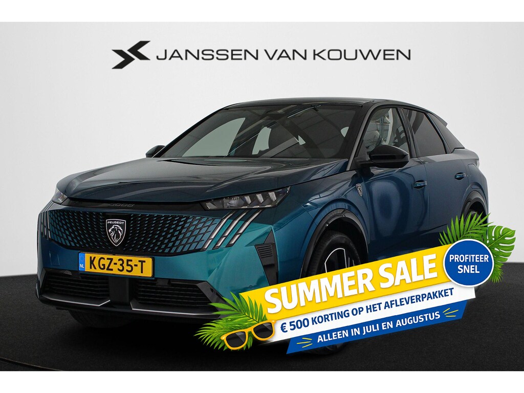 Peugeot E-3008 GT Exclusive 210 73 kWh FOCAL Nappa Leder Stuurverwarming Stoelventilatie