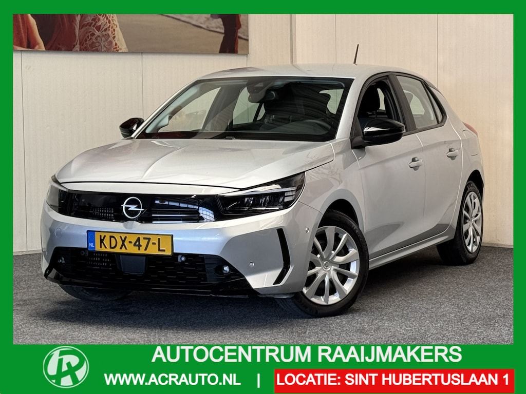 Opel Corsa 1.2 TURBO EDITION 15 STUKS OP VOORRAAD !! NAVIGATIE VIA APPLE CARPLAY/ANDROID STUUR/STOELVERWARMING CRUISE CONTROL RIJSTROOKSENSOREN DODEHOEKSENSOREN ACHTERUITRIJCAMERA ZEER MOOI !!