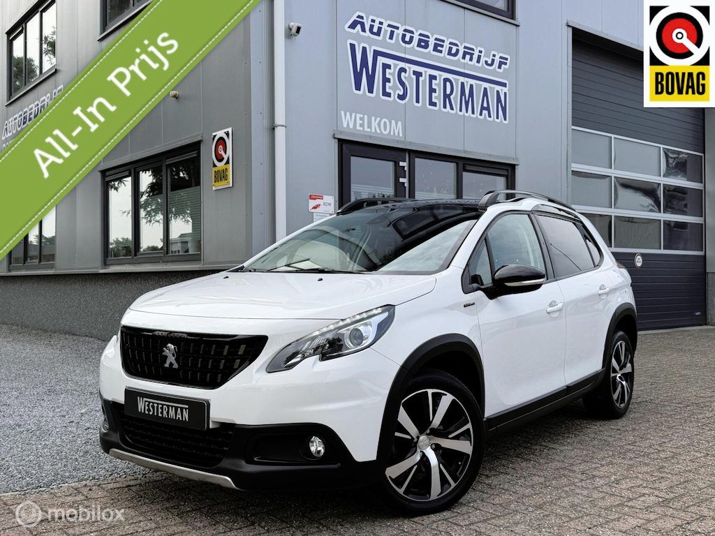 Peugeot 2008 1.2 PureTech GT-Line Aut Pano Clima Trekh. 17"Lmv etc.