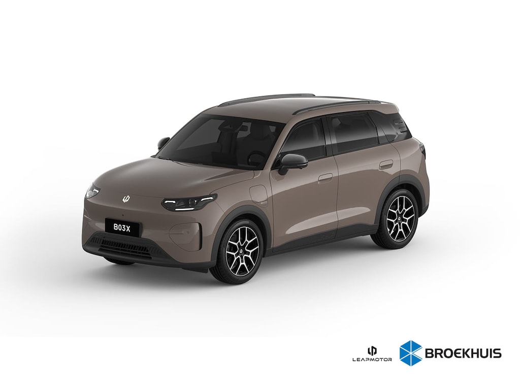 Leapmotor B03X ProMax Design 53 kWh | €1.000,- korting ! | Vanaf €419,- Private lease per maand ! | Carplay | Adaptieve Cruise Control | Keyless | Led-verlichting | 18" Lichtmetalen Velgen | Parkeersensoren voor & achter | Rondomzicht camera