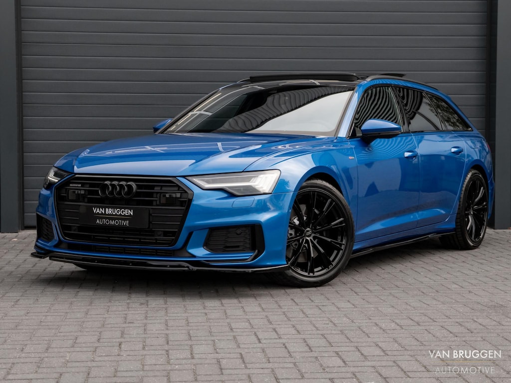 Audi A6 Avant 50 TFSI e quattro S-Line Pano Massage S6 Individual AraBlauw BTW