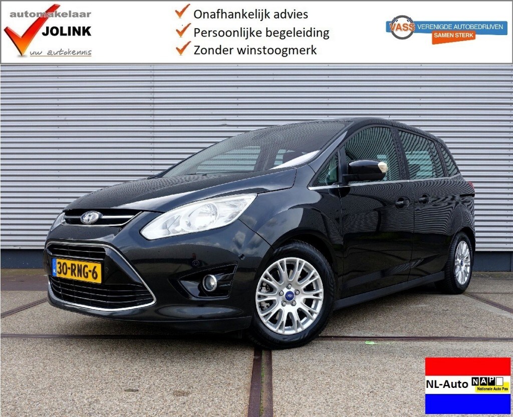 Ford Grand C-Max 1.6 SCTi Titanium 7-prs I NL-Auto I 100% dealer I 2e eig. I Clima I Cruise I