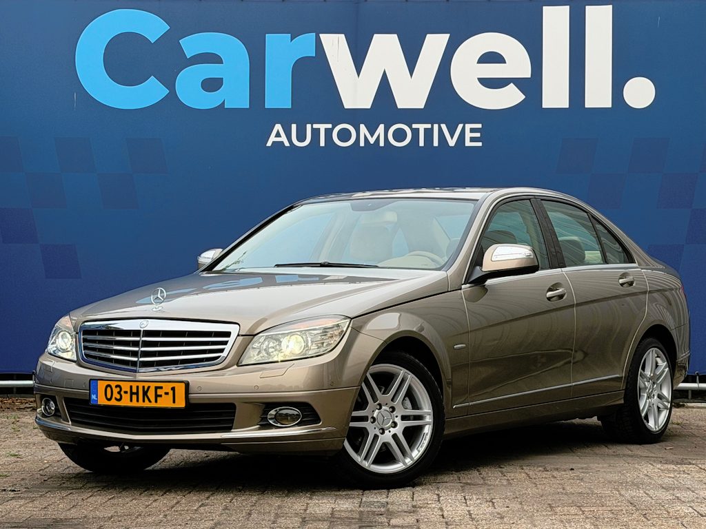 Mercedes-Benz C-klasse 200 K Elegance|Leder|Stoelvw|Navi|Climate|Cruise|PDC V+A|Bleutooth|Isofix|VolledigOnderhouden|