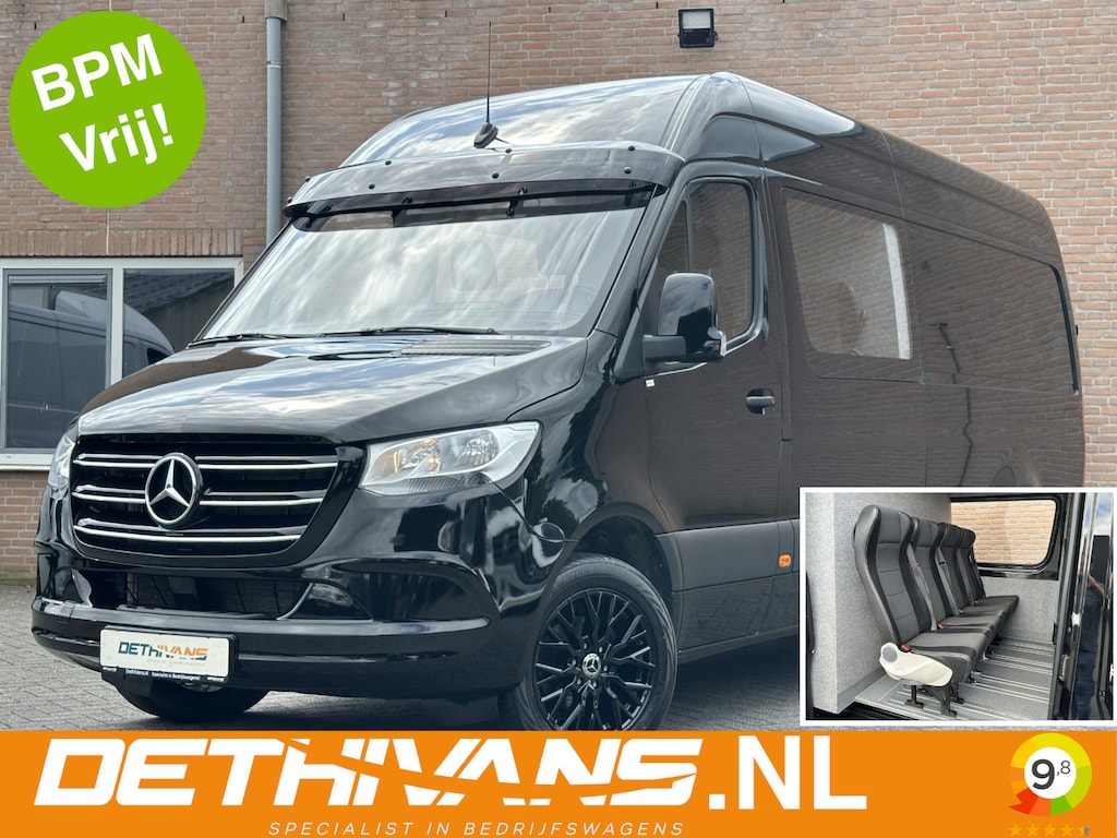 Mercedes-Benz Sprinter 317CDI 170PK L3H2 Dubbelcabine 6-Persoons / 9G-Tronic / Euro6