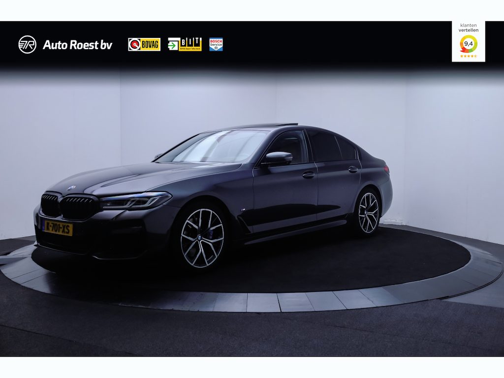 BMW 5-Serie 530iA M-SPORT High Executive LASER | SCHUIFDAK | HARMAN.K | VOL.LEDER | DEALER O.H | 360 CAMERA | ACC + STOP&GO | GESTURE CONTROL | LMV 19''