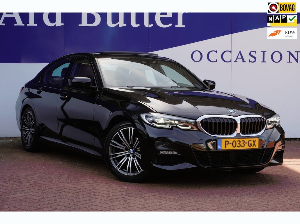 BMW 3-Serie 318i Business Edition Plus M sport+M3-Stoelen+Led+stoel-verw+Volleder+schuifdak+Navi+parking-Pack = UNIEK !!