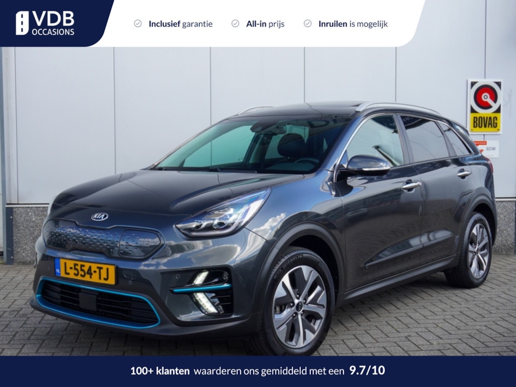 Kia Niro EV e-Niro Dyn.PlusLine 64 kWh Schuifdak | Stoel&Stuur verwarm.| SoH 97%| NAP