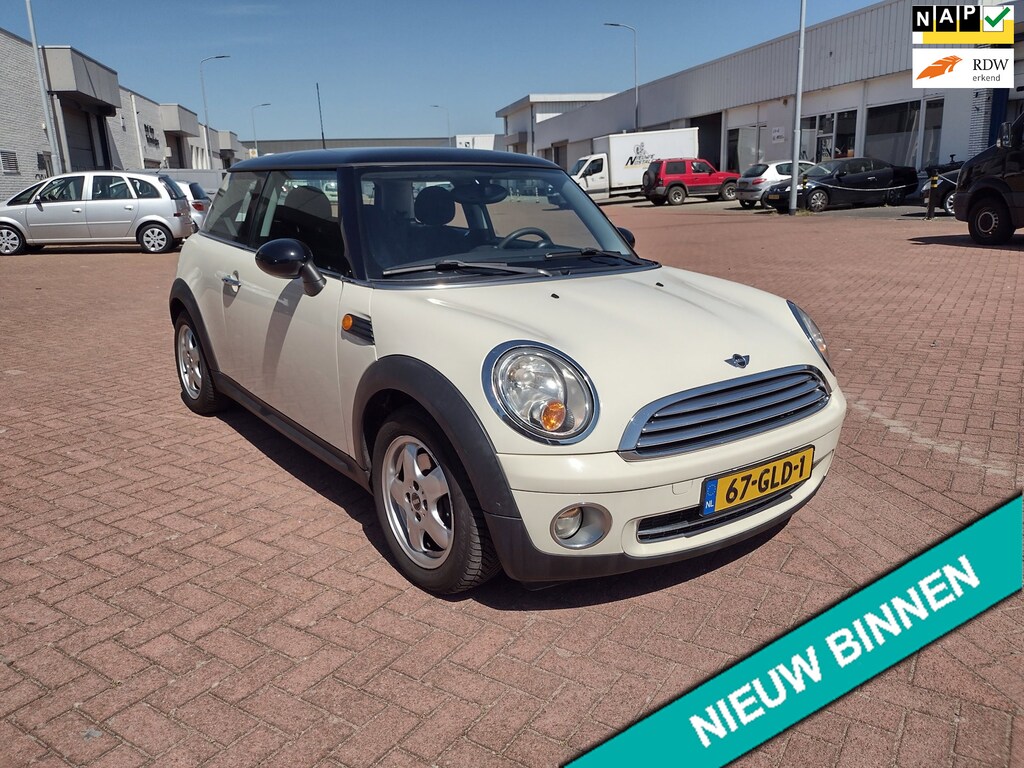 MINI Cooper Mini 1.6 Pepper MOOIE AUTO BEL 0619590613 AIRCO APK NIEUWEN