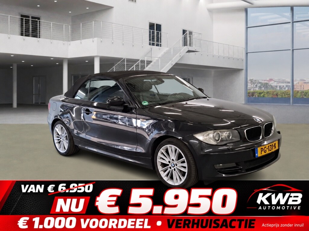 BMW 1-Serie Cabrio 120d High Executive | Leer | Xenon | Navigatie