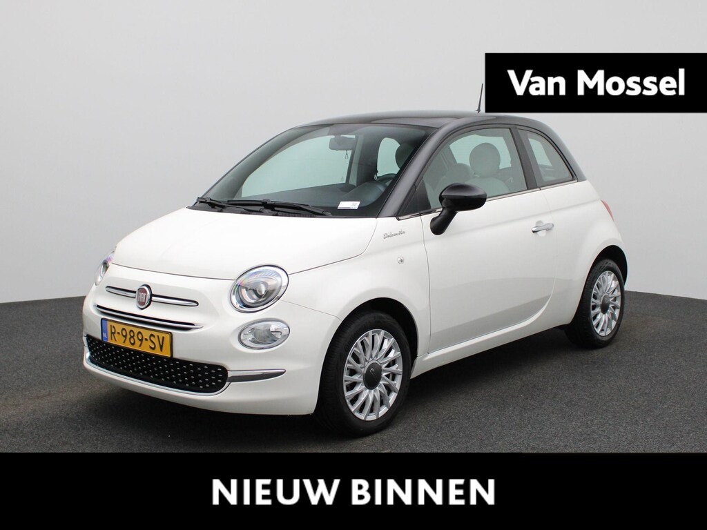 Fiat 500 1.0 Hybrid Dolcevita | PANORAMADAK | APPLE CARPLAY - ANDROID AUTO | CRUISE CONTROL | LEDER | MULTIFUNCTIONEEL STUURWIEL | LICHTMETALEN VELGEN | AIRCO |