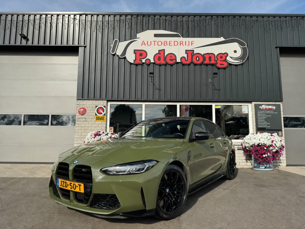 BMW M3 M3 Competition Urban Green Keramisch Carbon kuipstoelen DAP Track Pack