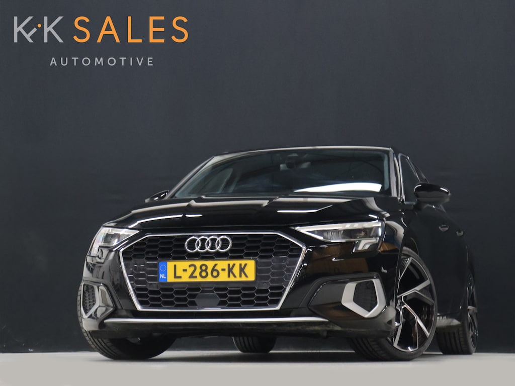 Audi A3 Limousine 35 TFSI Business edition [ADAPTIVE CRUISE, APPLE CARPLAY, TREKHAAK AFNEEMBAAR, ANDROID, VIRTUAL COCKPIT, FULL LED, GROOT NAVIGATIE, DRAADLOOS OPLADEN, SPORTSTOELEN, SPORTONDERSTEL, LANE ASSIST, PDC ACHTER, CLIMATE CO