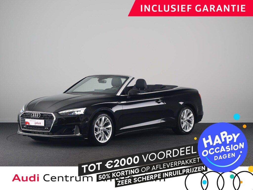 Audi A5 Cabriolet 40 TFSI Launch edition Sport 190pk | lederen bekleding, | Nekverwarming | matrix LED koplampen | Navigatiesysteem full map | Voorstoelen verwarmd