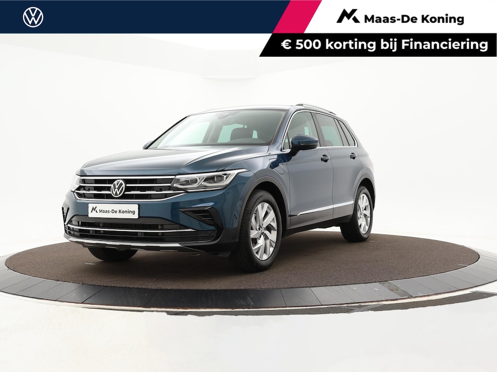 Volkswagen Tiguan 1.4 TSI 245pk DSG eHybrid Elegance · Inklap. Trekhaak · Dodehoeksensor · Matrix LED · Stuur- & Stoelverwarming · Parkeer Assistent · Adaptive Cruise Control ·