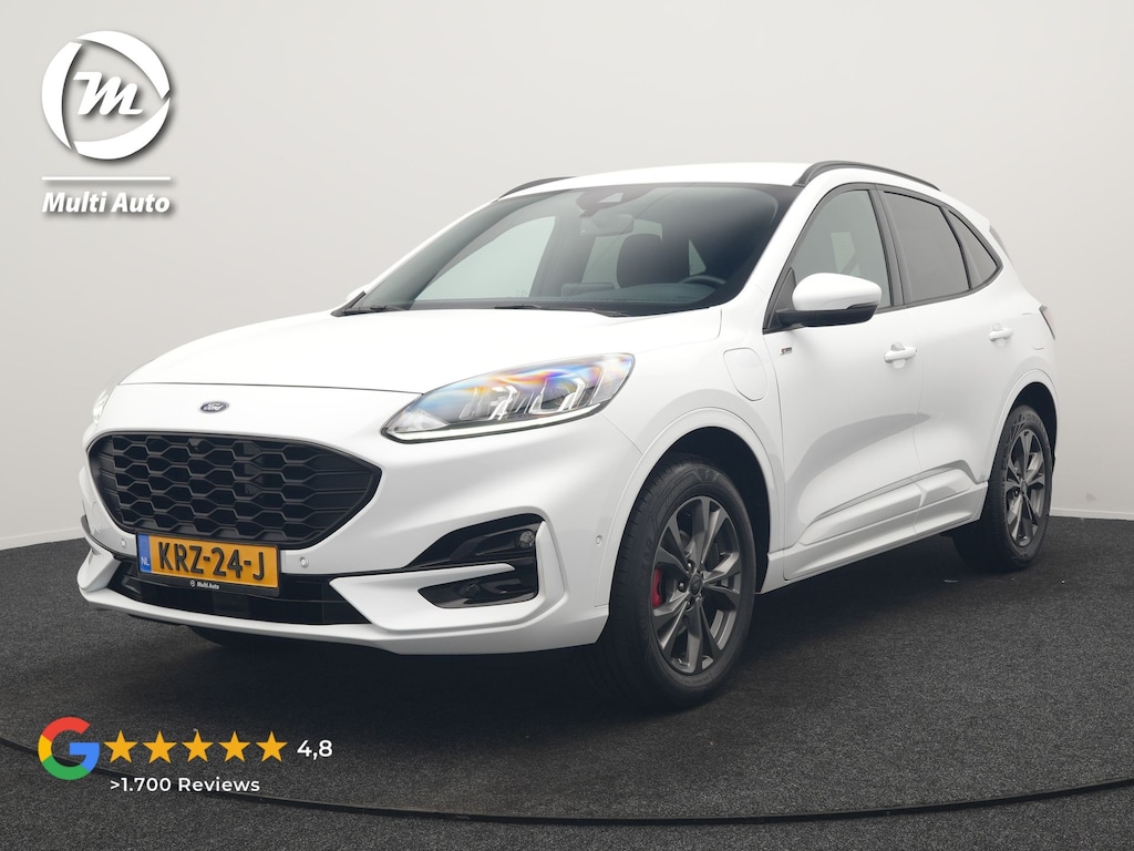 Ford Kuga 2.5 ST-Line PHEV 225pk Dealer O.H. | Adaptive Cruise | 360 Camera | Sportstoelen Verwarmd | Keyless | Pilot Assist | Stuurverwarming | Lane Assist | Virtual | Navigatie | DAB | 18"L.M |
