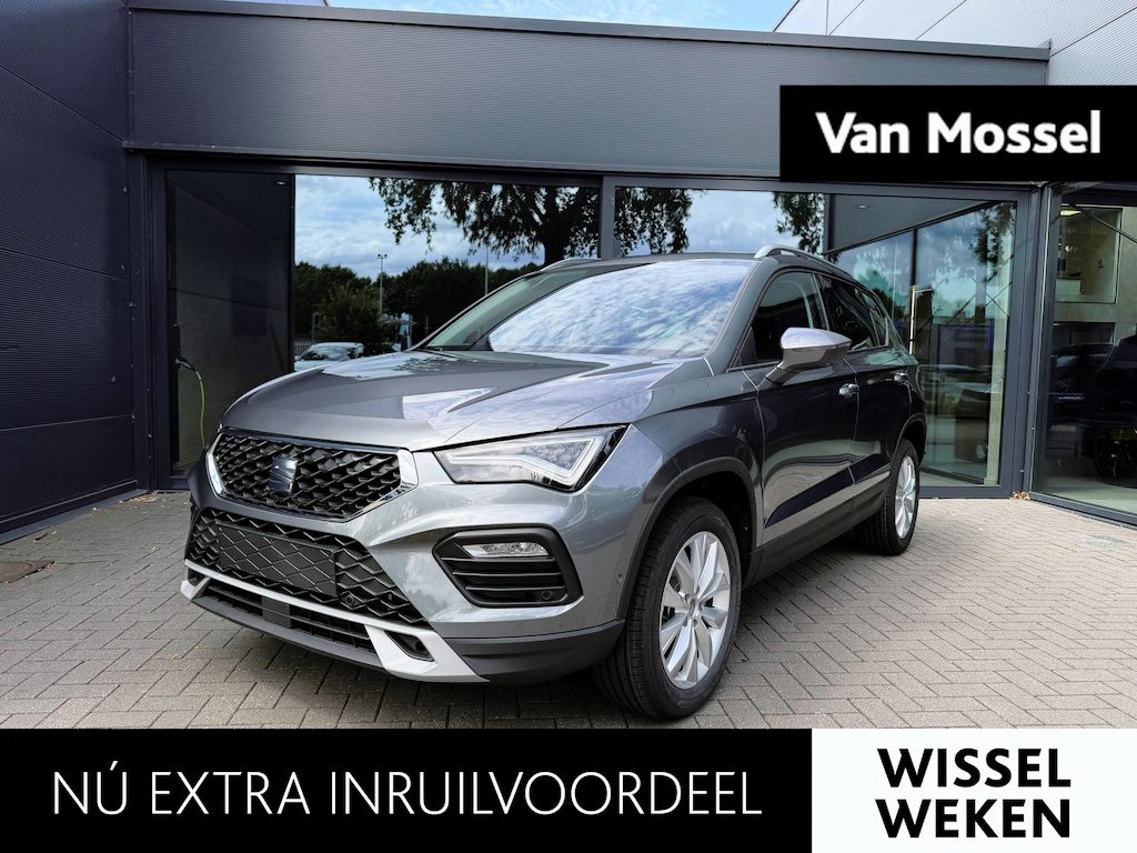 SEAT Ateca 1.5 TSI Style Business Intense 150 PK | Automaat | LED Koplampen | Navigatie | Climate Control | Achteruitrijcamera | Apple Carplay/Android Auto | Cruise Control | Sportstoelen | Privacy Glass | Parkeersensoren | Stoelverwarming | Virtual Cockpit | Lichtmetalen velgen | € 5.000,- HERWAARDERING! | Direct leverbaar! |