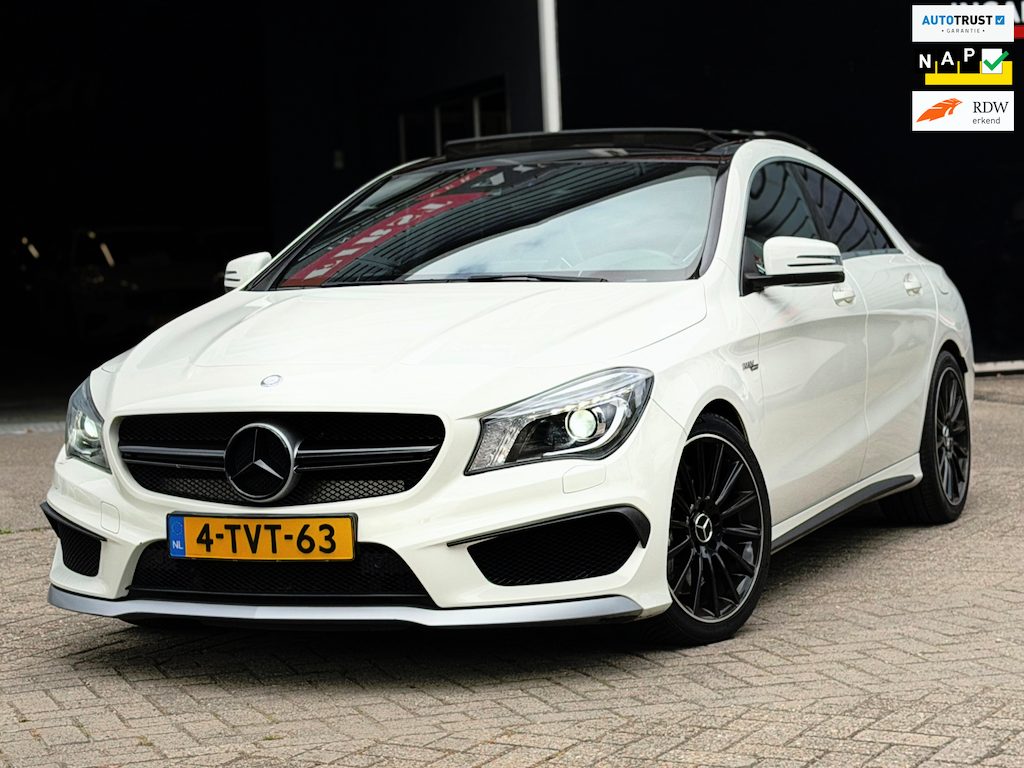Mercedes-Benz CLA AMG 45 4MATIC PANO/SCHAALSTOELEN/MEMORY/LINE-ASSIST | NETTE AUTO !