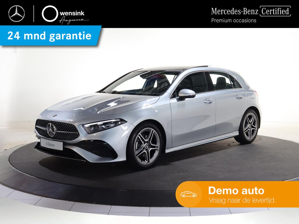 Mercedes-Benz A-klasse 180 Business Solution AMG | Panoramaschuifdak | Achteruitrijcamera | Nightpakket | MULTIBEAM LED | Stoelverwarming |