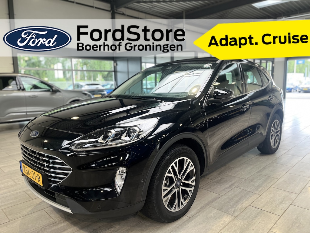 Ford Kuga 2.5 PHEV Titanium | Adaptive Cruise I Adatp. LED | 4 seiz. banden | Stoelverw. | Camera's | 100% dealer onderh.