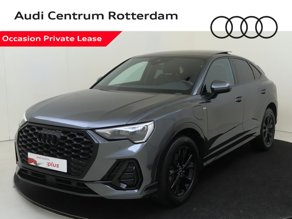 Audi Q3 Sportback 45 TFSI e S Edition | SoH 94% | Panoramadak | Trekhaak | Optiek zwart Plus | Lederen bekleding | Keyless |  Dodehoek detectie  | Elektrische kofferklep | Navigatie Plus |