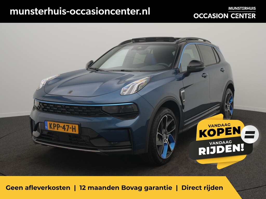 Lynk & Co 01 1.5 - RIJKLAARPRIJS - Zwarte hemel - Rondomzichtcamera - Elektrisch Glazen Panoramadak