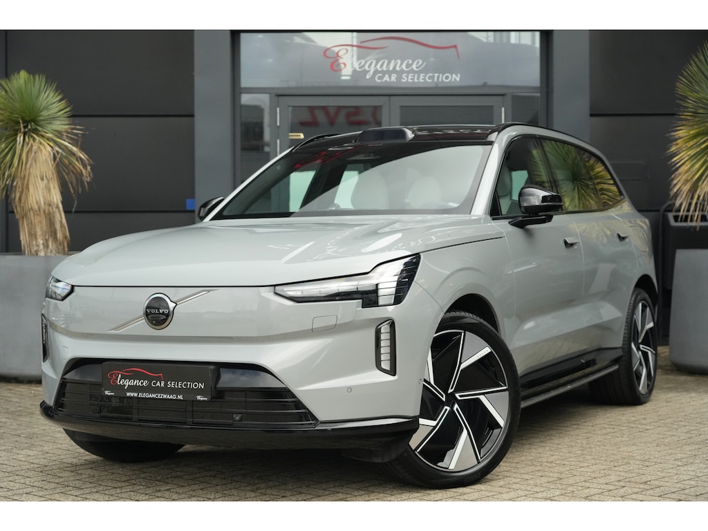 Volvo EX90 Twin Motor Ultra 7p. | 408 PK | Panoramadak | Pilot Assist | Bowers & Wilkins | Volvo EX90 Twin Motor Ultra 7p. met elektrische aandrijving en 408 PK, voorzien van panoramadak, Bowers & Wilkins premium audiosysteem, head-up display, 360° camera, navigatie, verwarmde en e
